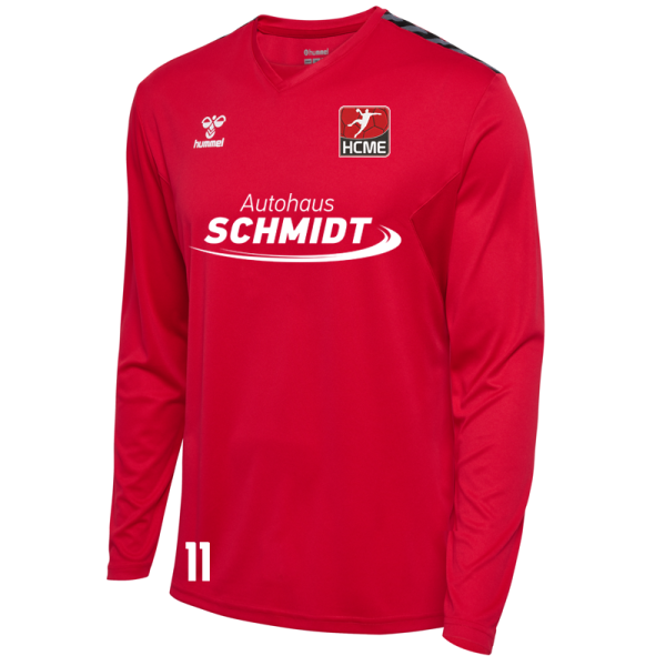 HCME HMLAuthentic Jersey langarm - Unisex / rot